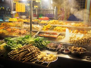 Уличная еда в сингапуре